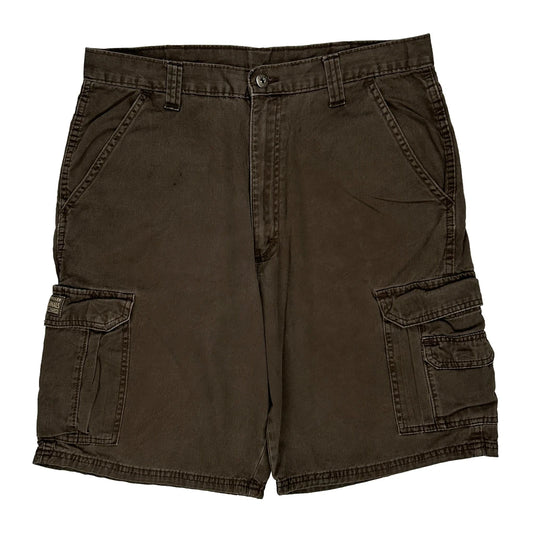 Wrangler Cargo Shorts - 34W 10L Brown Cotton