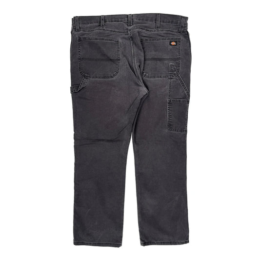 Dickies Carpenter Trousers - 38W 29L Grey Cotton Blend