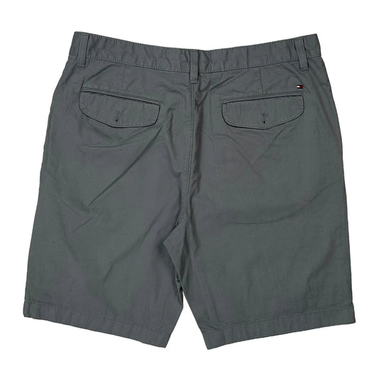 Tommy Hilfiger Chino Shorts - 32W 9L Grey Cotton