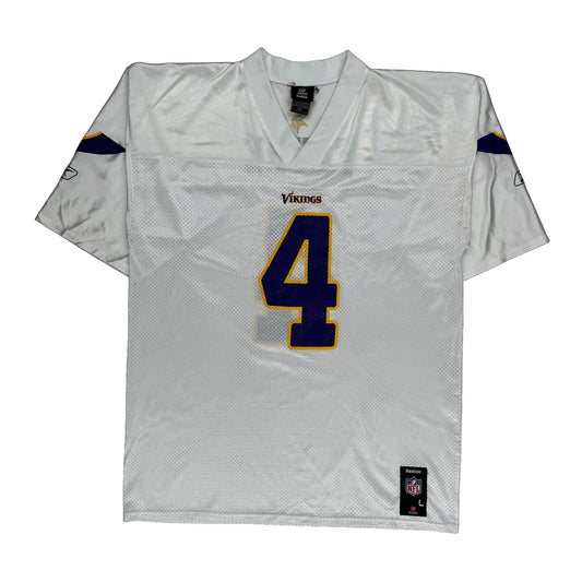Minnesota Vikings Reebok Nfl Jersey - Large White Polyester