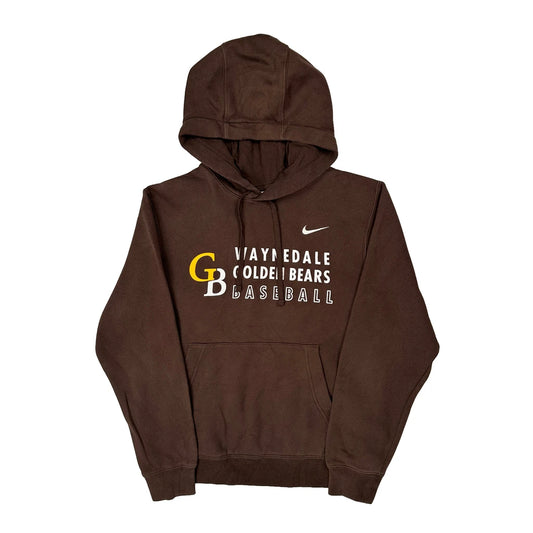 Waynedale Golden Bears Baseball Nike Hoodie - Small Brown Cotton