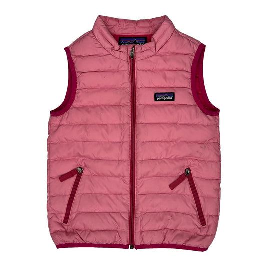 Vintage Age 4 Patagonia Gilet - XS Pink Polyester