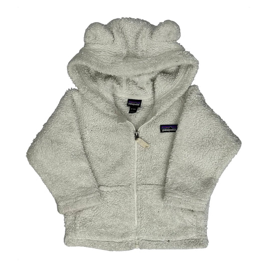 Age 12-18 Months Patagonia Hoodie - 3XS Cream Faux Fur