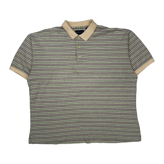 Gant Striped Polo Shirt - XL Multicoloured Cotton