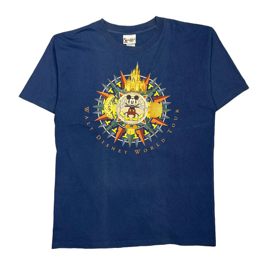 Walt Disney World Tour Disney Graphic T-Shirt - XL Blue Cotton