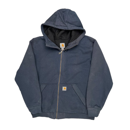 Carhartt Hoodie - Large Blue Cotton