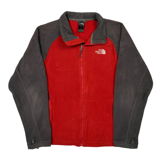 Vintage The North Face Fleece Jacket - No Size Red Polyester