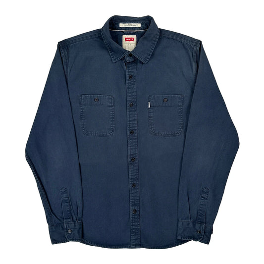 Vintage Levis Shirt - Large Blue Cotton