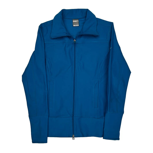 Nike Track Jacket - Medium Blue Polyester