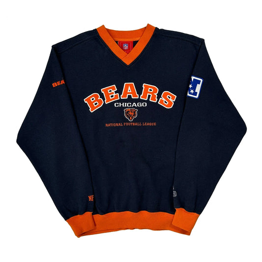Vintage Chicago Bears Nfl Sweatshirt - Medium Navy Cotton