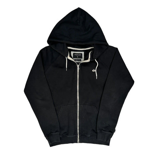 Quiksilver Hoodie - Medium Black Cotton Blend