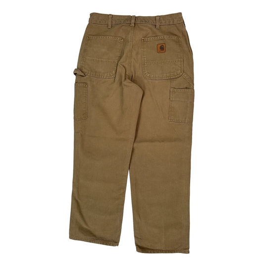Carhartt Carpenter Trousers - 30W 30L Brown Cotton