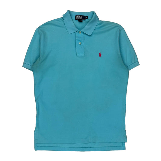Polo By Ralph Lauren Polo Shirt - Medium Blue Cotton