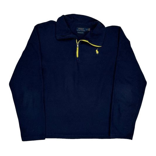 Polo By Ralph Lauren Fleece - Large Navy Polyester