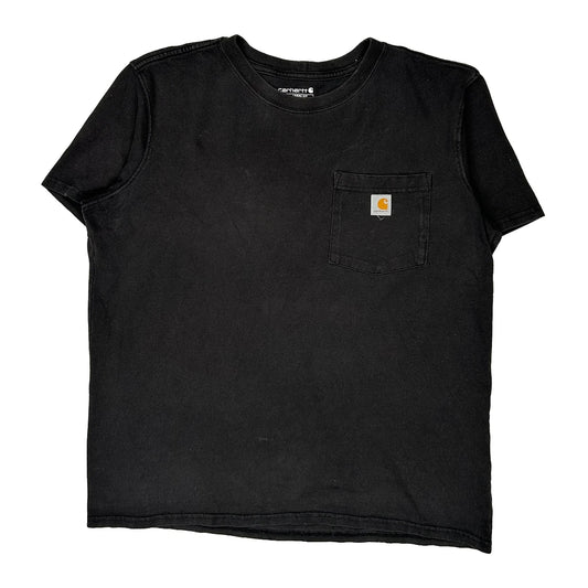 Carhartt T-Shirt - Large Black Cotton