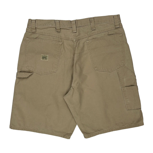 Wrangler Carpenter Shorts - 37W 10L Khaki Cotton