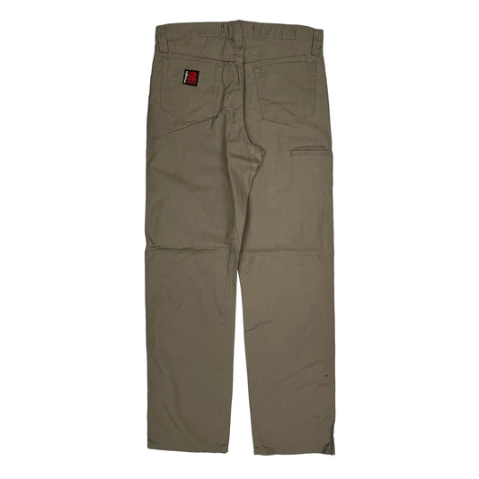 Wrangler Cargo Trousers - 32W 32L Khaki Cotton
