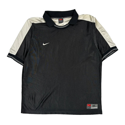 Nike Polo Shirt - XL Black Polyester