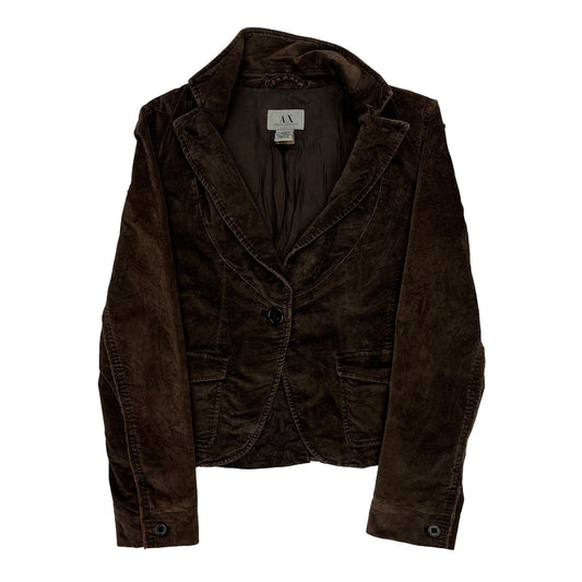 Vintage Armani Exchange Blazer - Medium Brown Cotton