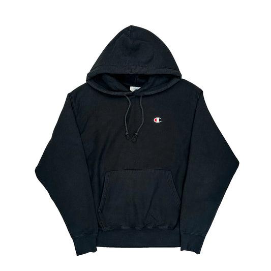 Reverse Weave Champion Hoodie - Medium Black Cotton Blend