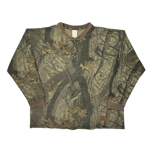 Duxback Long Sleeve T-Shirt - 2XL Camo Cotton