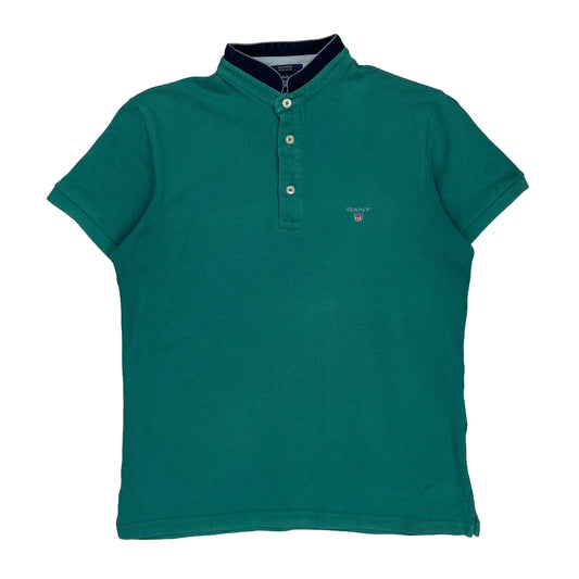 Gant Polo Shirt - Small Green Cotton