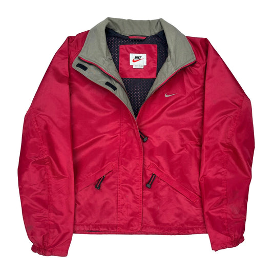 Nike Jacket - Medium Red Polyester