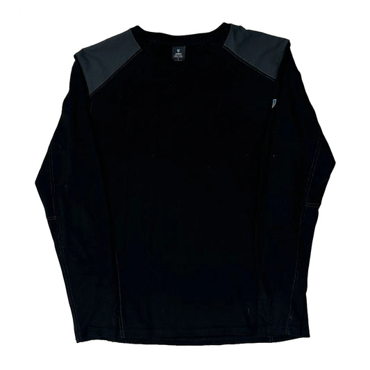 Kuhl Hiking Long Sleeve T-Shirt - Large Black Cotton