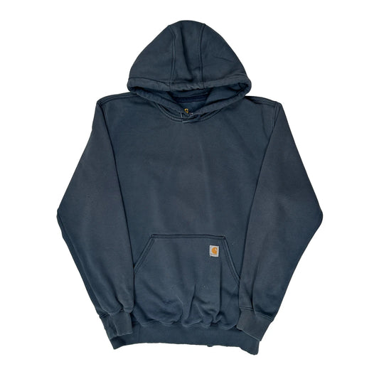 Carhartt Tall Hoodie - Large Navy Cotton Blend