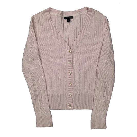 Tommy Hilfiger Cardigan - Medium Pink Cotton
