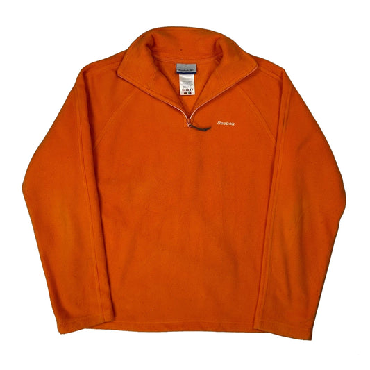 Vintage Reebok Fleece - Medium Orange Polyester
