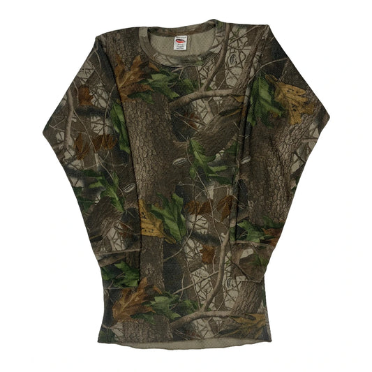Realtree Camo Long Sleeve T-Shirt - 2XL Camo Cotton