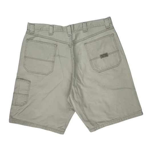 Carhartt Cargo Carpenter Shorts - 34W 9L Beige Cotton