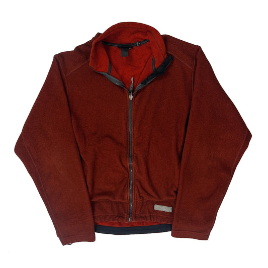 Full-Zip Fleece Rei Fitted Fleece Jacket - Medium Burgundy Polyester