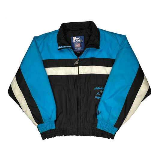 Carolina Panthers Pro Player Graphic Windbreaker - Large Blue Polyester