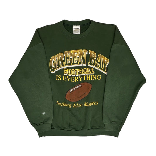 Green Bay (Football) Tultex Graphic Sweatshirt - XL Green Cotton Blend
