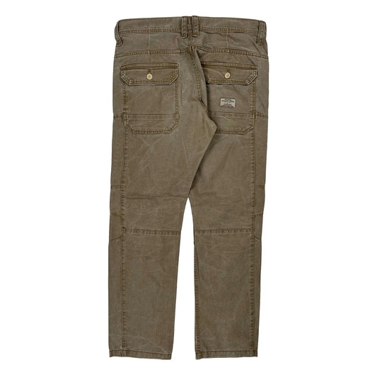 Unbranded Cargo Trousers - 36W 32L Khaki Cotton