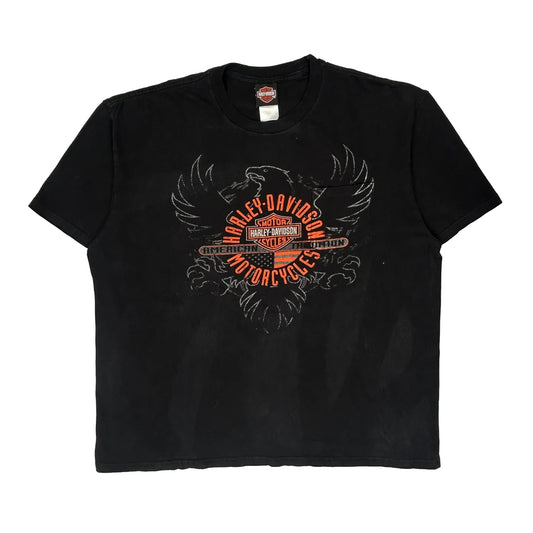 Philadelphia Harley Davidson Graphic T-Shirt - XL Black Cotton