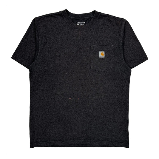 Carhartt T-Shirt - Medium Black Cotton