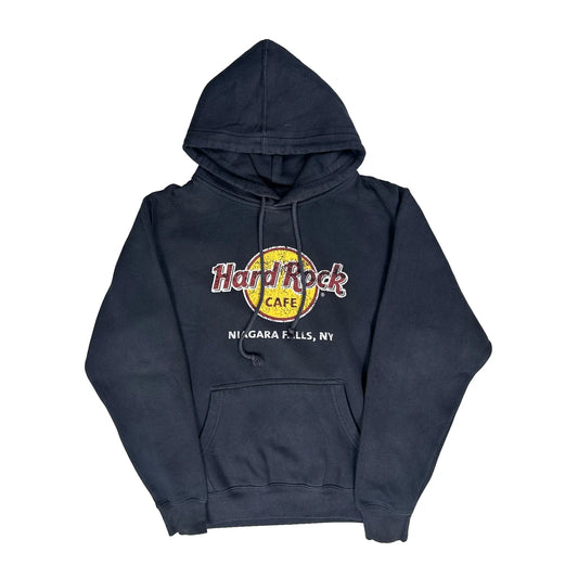 Niagara Falls, Ny Hard Rock Cafe Hoodie - Medium Navy Cotton