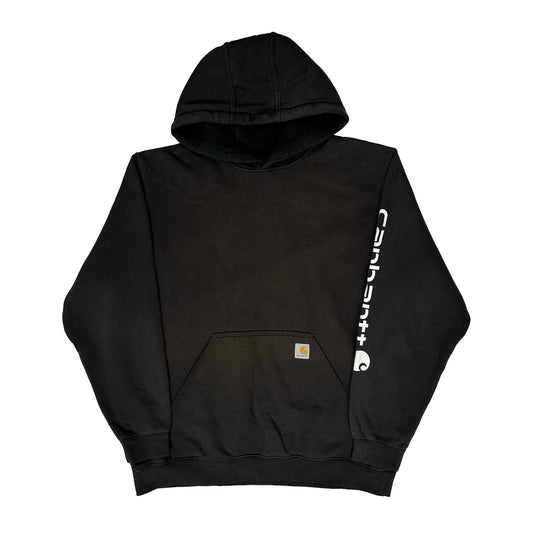 Carhartt Hoodie - XL Black Cotton Blend