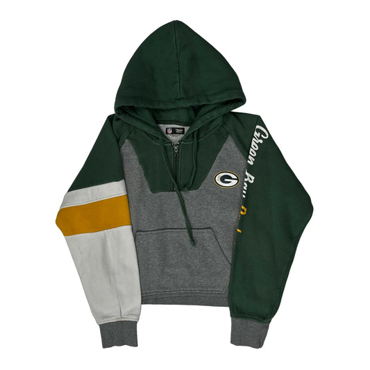 Green Bay Packers N.F.L. Team Apparel Graphic Hoodie - Small Green Cotton Blend