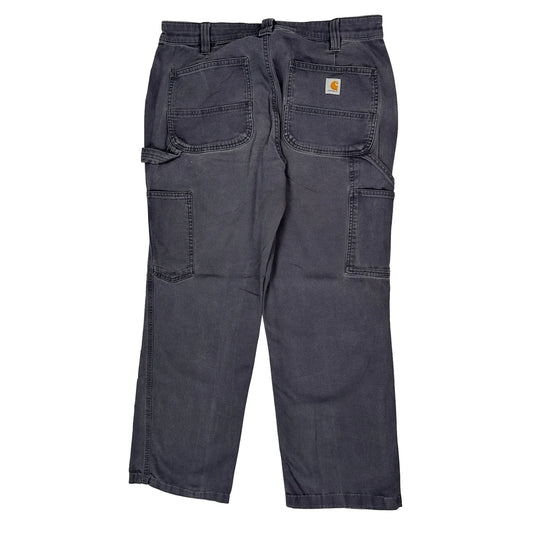 Carhartt Carpenter Trousers - 31W 30L Grey Cotton