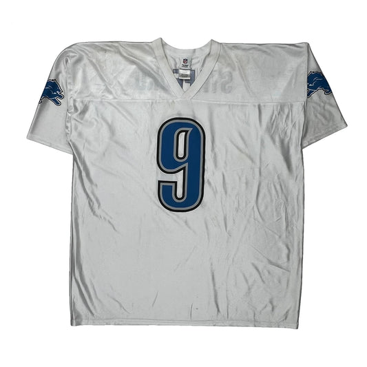 Detroit Lions N.F.L. Team Apparel Football Jersey - 2XL White Polyester