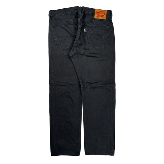 Levis Jeans - 36W 30L Black Cotton