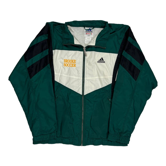 Brooke Soccer Adidas Graphic Track Jacket - Medium Green Nylon