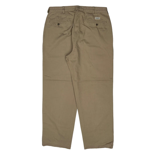 Vintage Polo By Ralph Lauren Chinos - 34W 30L Beige Cotton