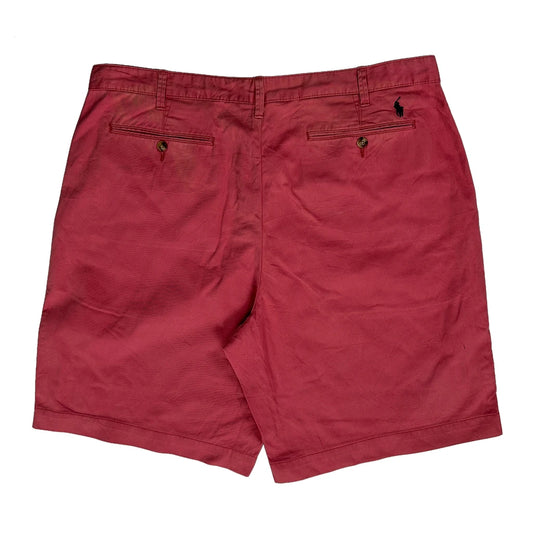 Vintage Polo By Ralph Lauren Chino Shorts - 40W 7L Red Cotton