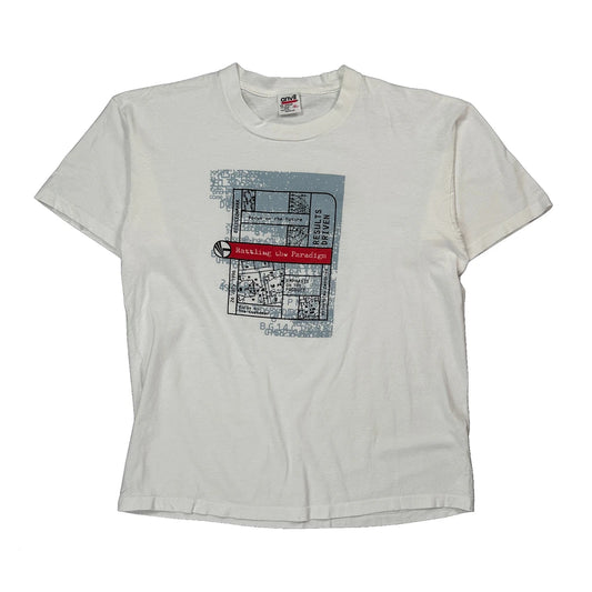 Rattling The Paradigm Anvil T-Shirt - XL White Cotton