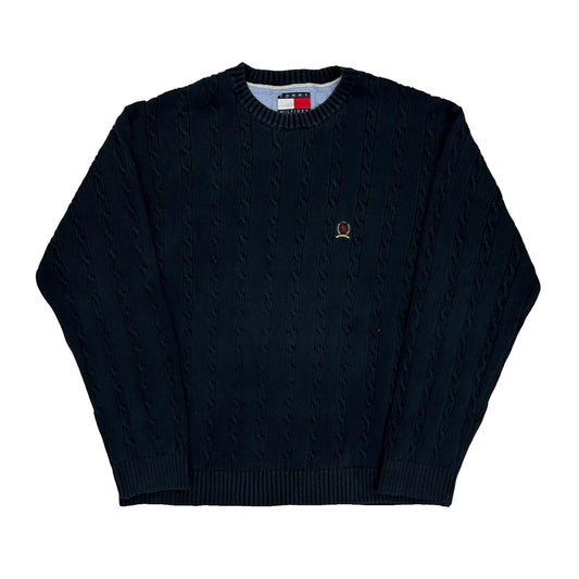 Tommy Hilfiger Jumper - XL Black Cotton
